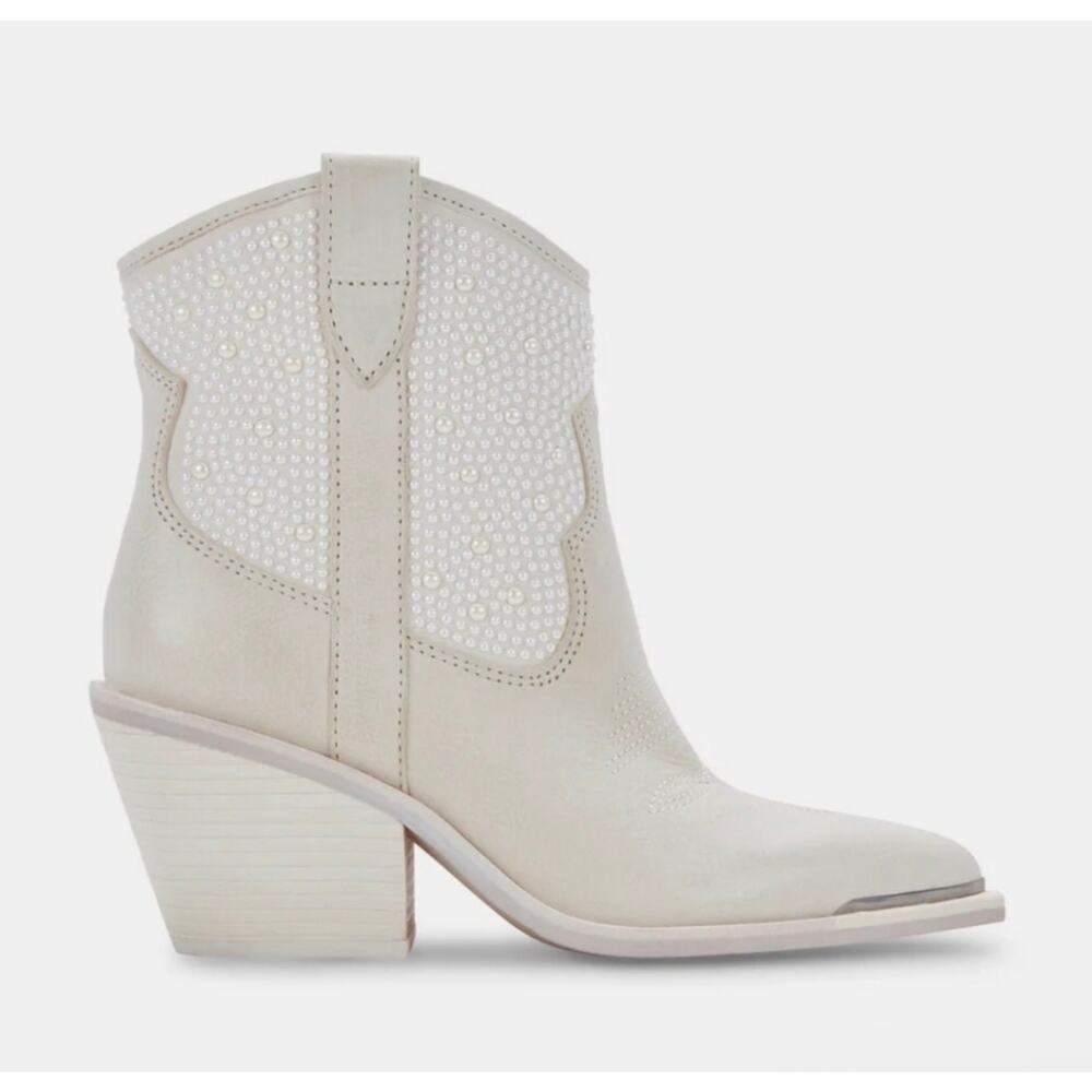 Dolce Vita size 7.5 Nashe bootie with pearls